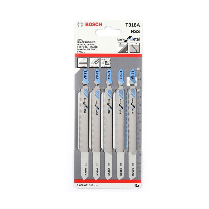 JSB Set T 318A Basic for Metal 132mm 5pcs