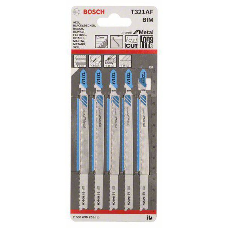 JSB Set T 321AF BIM Speed for Metal 5pcs