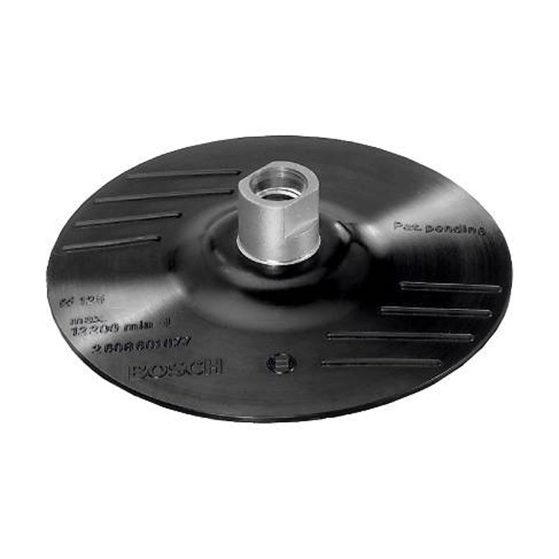 Rubber Sanding Plate for Angle Grinder with Velcro-Type Fastening System 125mm