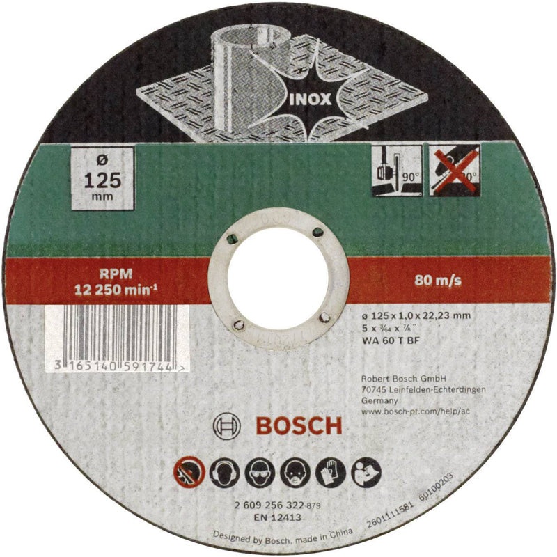 Cutting Disc for Inox 125x1.6x22.23 mm