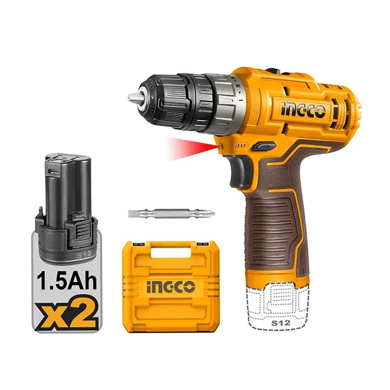 INGCO Lithium-Ion Cordless Drill 12V | CDLI12202