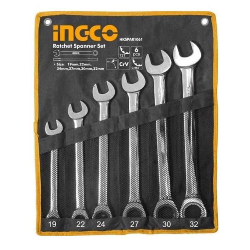 Ratchet Spanner Set 6pcs