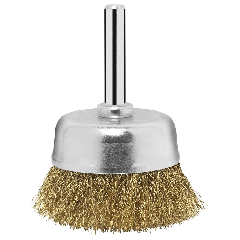 Wire Cup Brush Crimped Wire Shank 6x70 mm