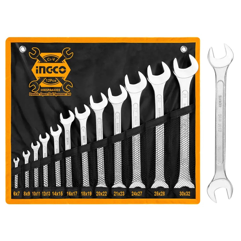 Double Open End Sapnner Set 12pcs