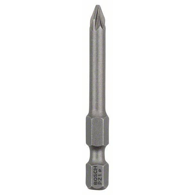Screwdriver Bit PZ1 49mm 1/4" E6.3 Shank Extra-Hard 3pcs
