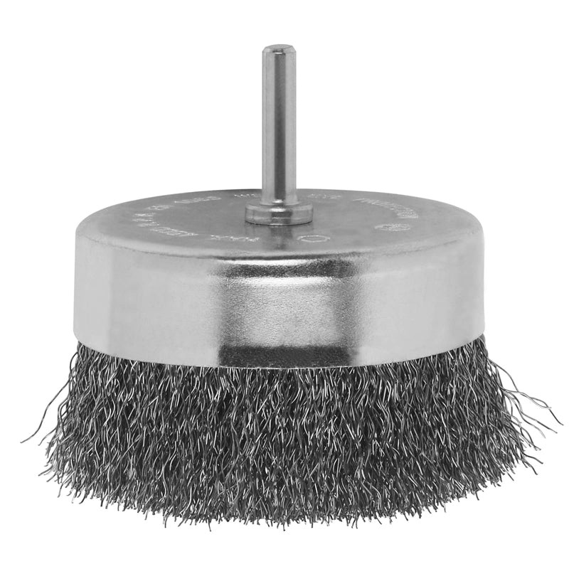 Wire Cup Brush Knotted Wire Shank 6x65 mm