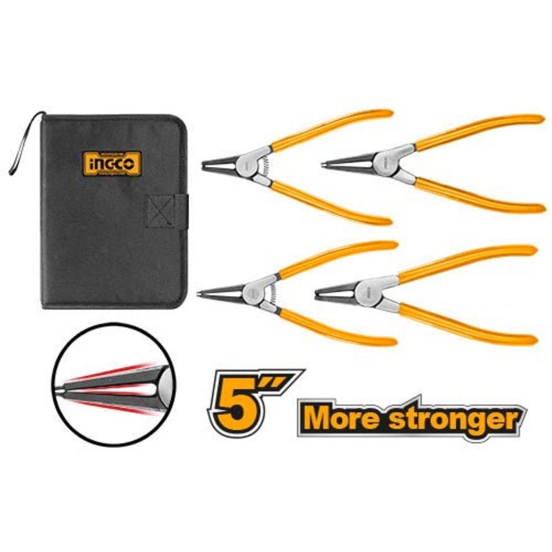 Circlip Pliers 4PCS, 5"/125mm