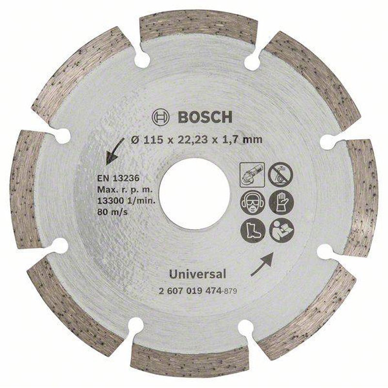 Diamond Cutting Disc for Construction Universal 115x22.23x1.7mm
