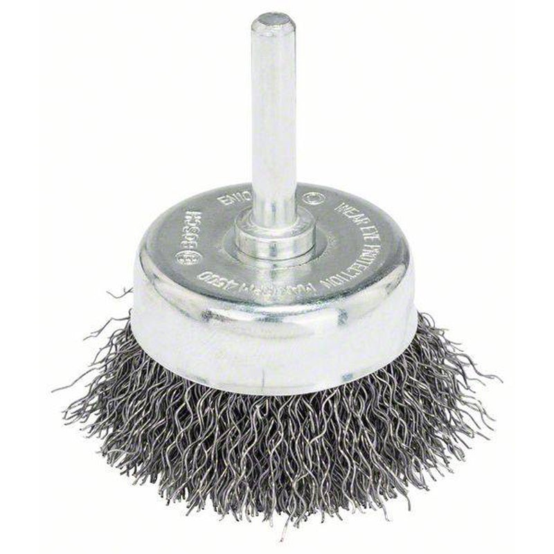 Disc Brush for Drills Crimped Wire Diameter 50 mm