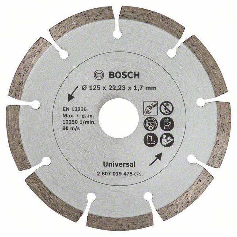 Diamond Cutting Disc for Construction Universal 125x22.23x1.7mm