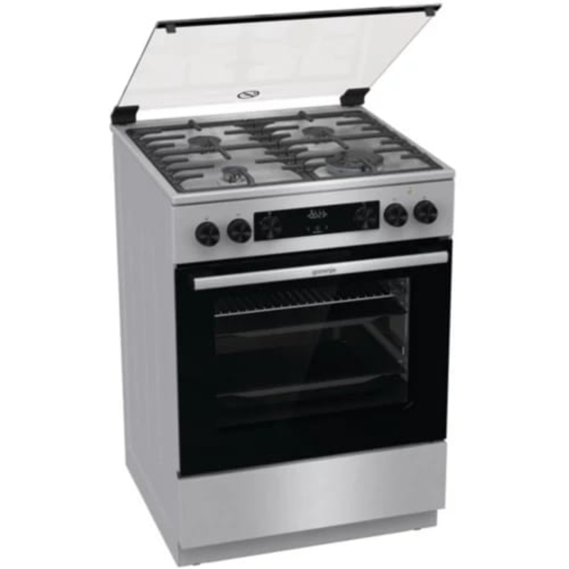 Gas cooker 60cm, 4 burners, with oven capacity 71 liters