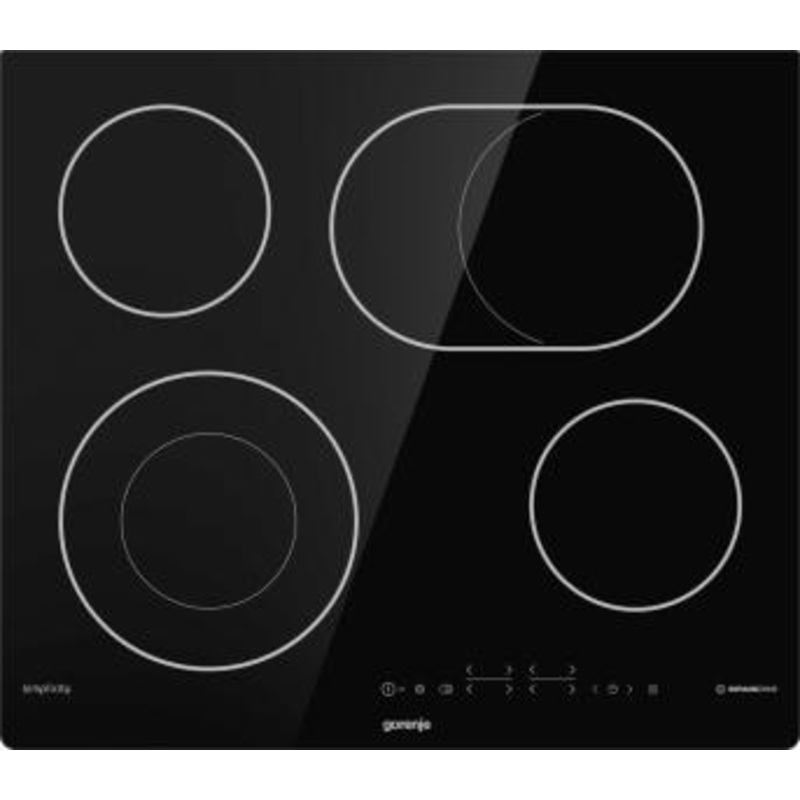 Glass ceramic hob 54 cm