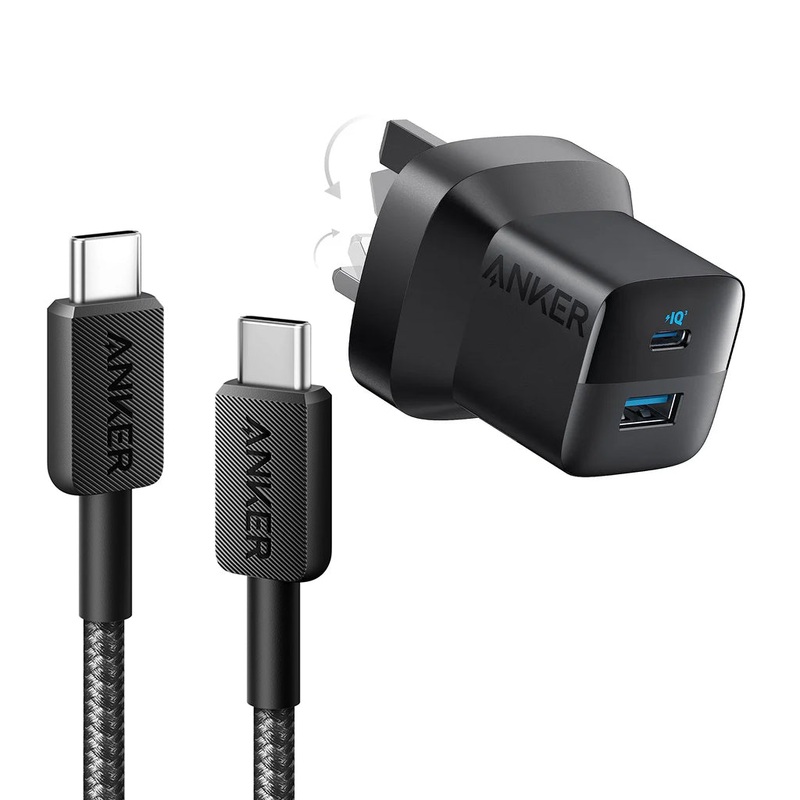 Anker 33W Wall Charger USB-C Dual Port