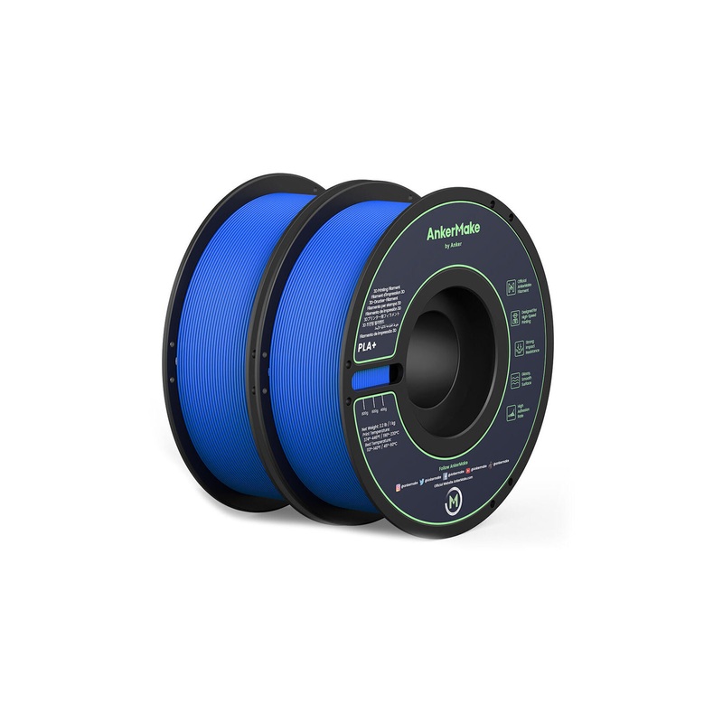 AnkerMake PLA+ Blue Filament 2-Pack