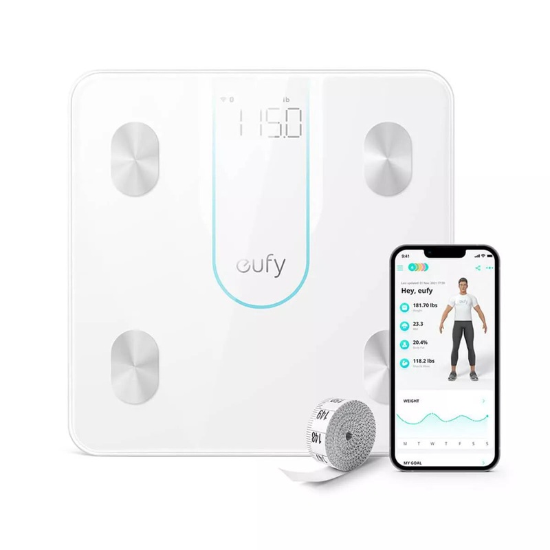 Eufy Smart Scale Wi-Fi Bluetooth White