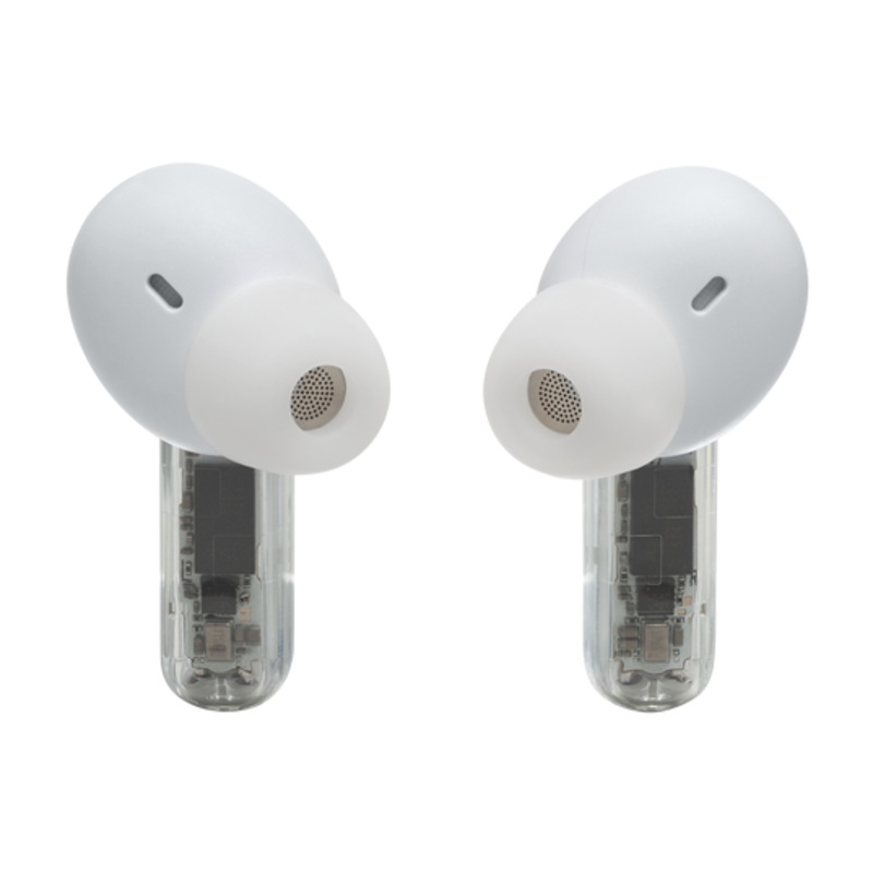 JBL Tune Beam Ghost White Earbuds