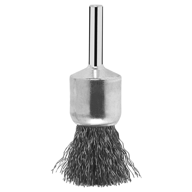 Pencil Brush Crimped Wire Shank 6x25mm