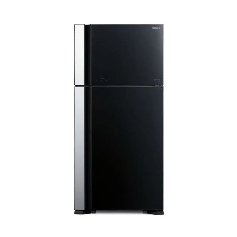 Hitachi 23ft Conventional Refrigerator Glass Black