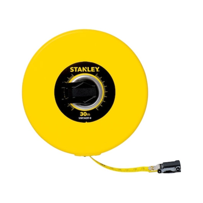 Stanley 30m Fiberglass Yellow Tape