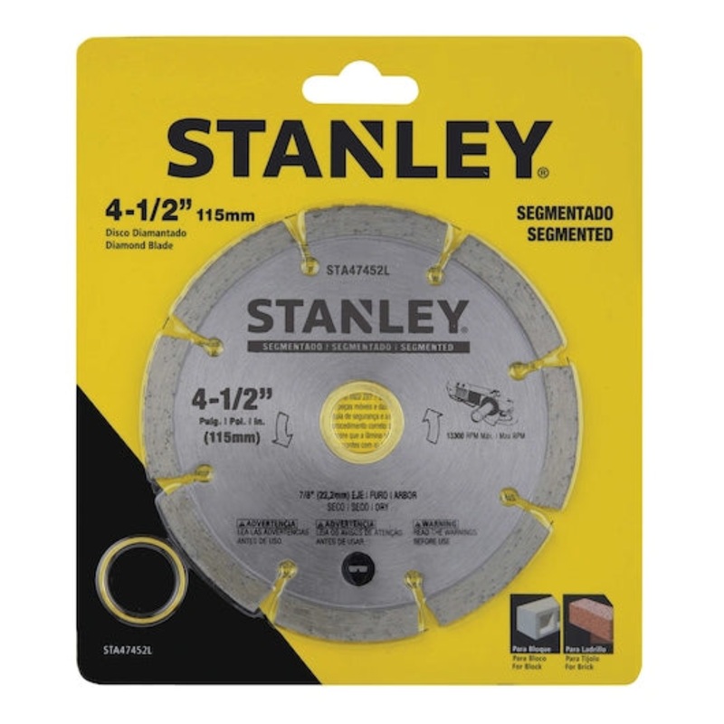 Stanley Segmented Diamond Blade 4.5 in