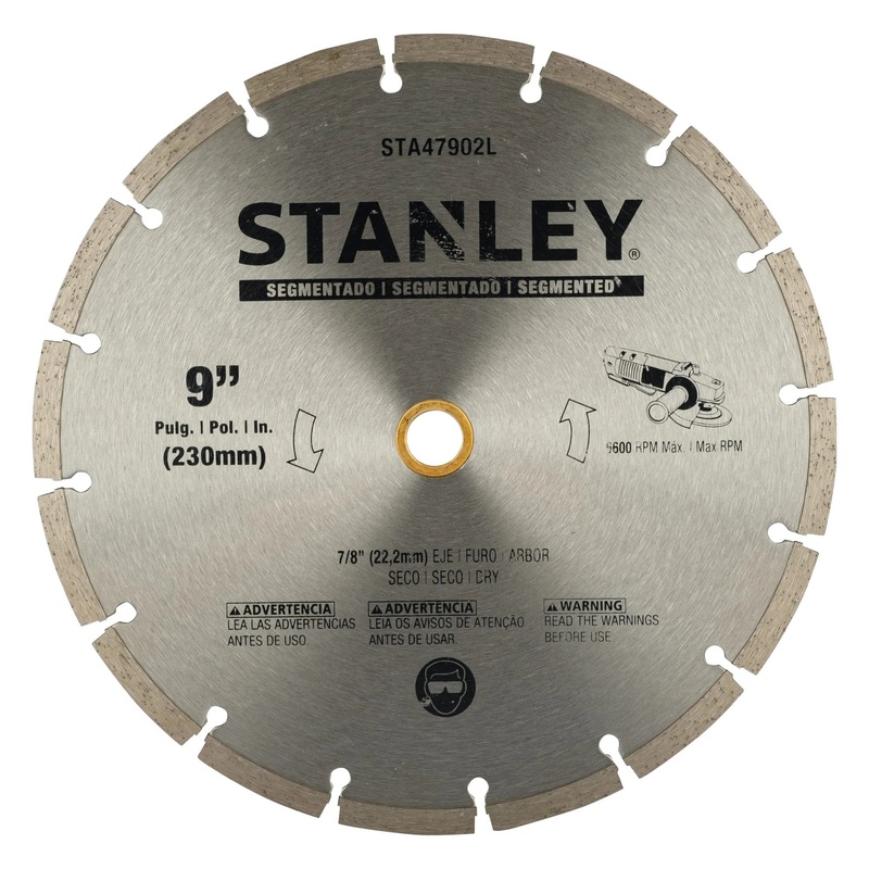 Stanley Segmented Diamond Disc 9"
