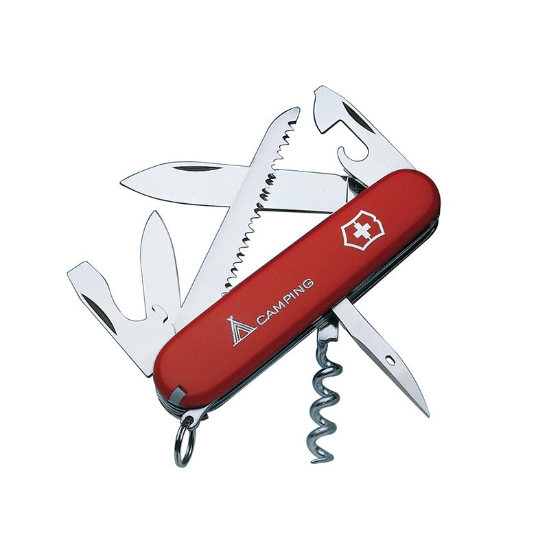 Camper Swiss Army Knife Red Blister Pack