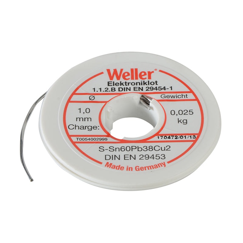 EL60/40-25 Electronics Solder with Resin Core 25g
