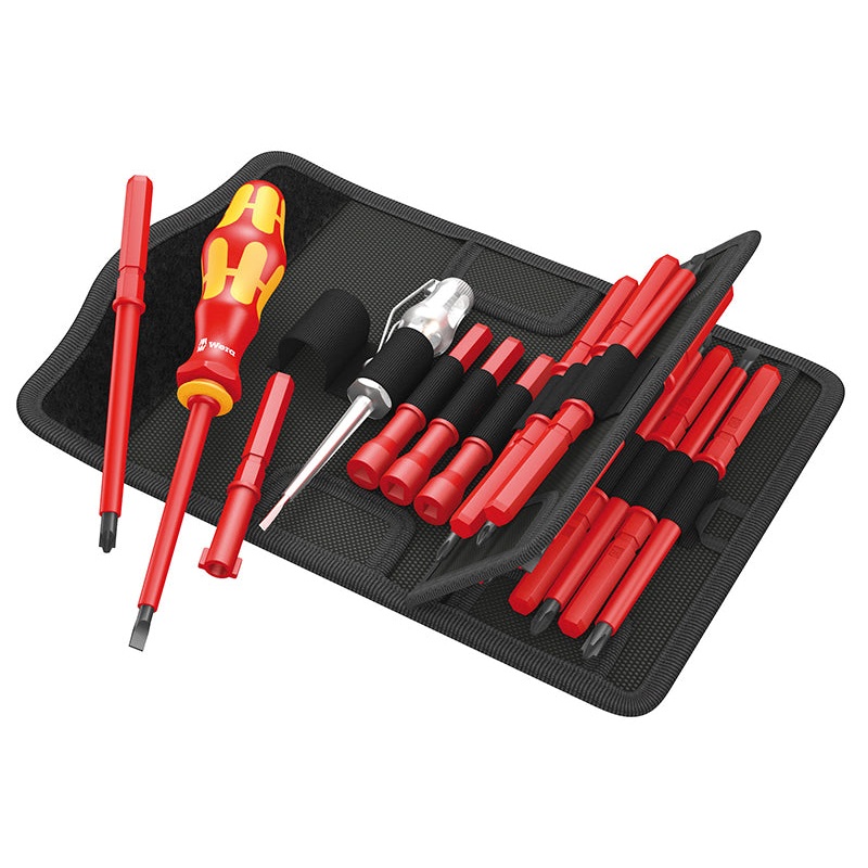 Kraftform VDE Kompakt Interchangeable Screwdriver Set, 18 Piece