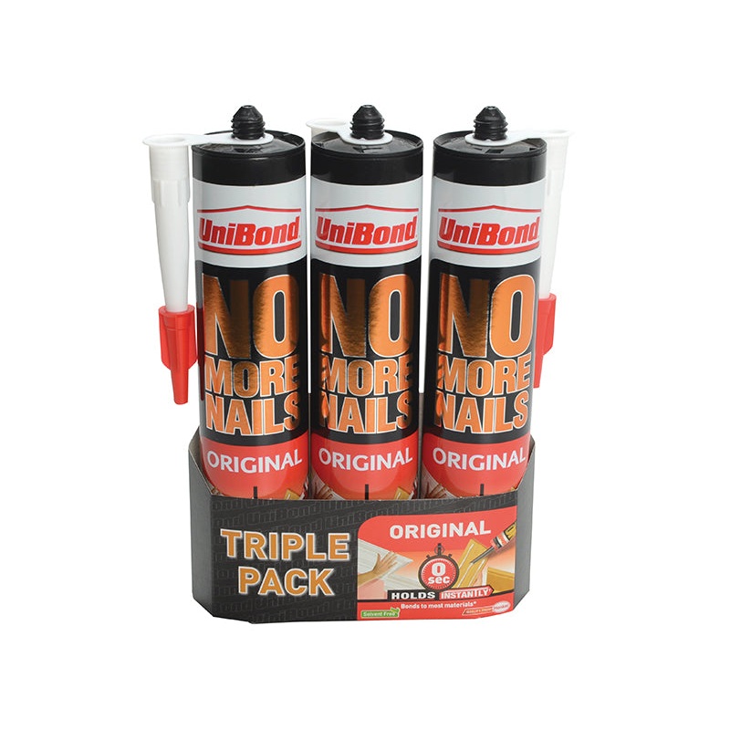No More Nails Interior Cartridge Triple Pack 365g x 3