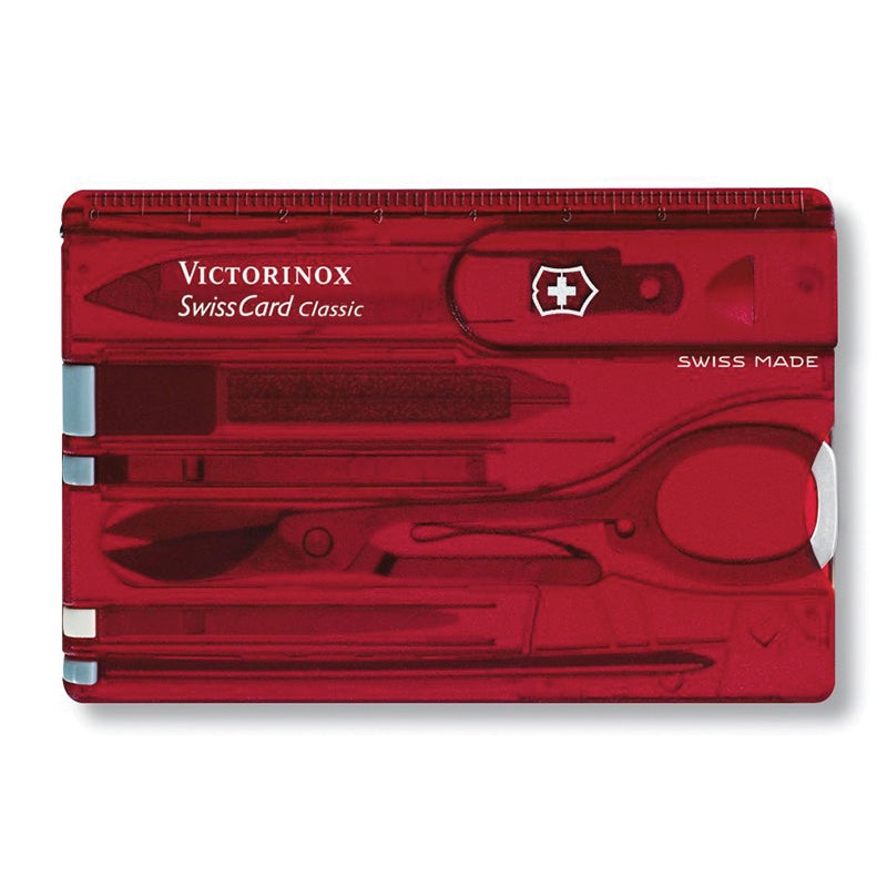 SwissCard Translucent Red Blister Pack