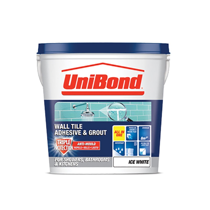 Tile On Walls Anti-Mould Ready Mix Adhesive & Grout Large