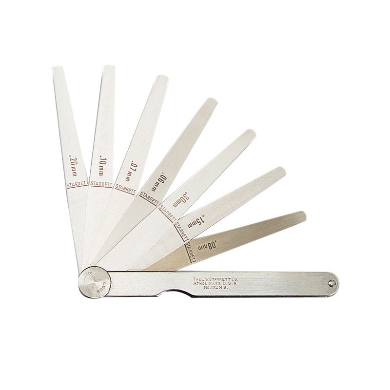 172AT Feeler Gauge 9 Piece Set 0.0015-0.015in