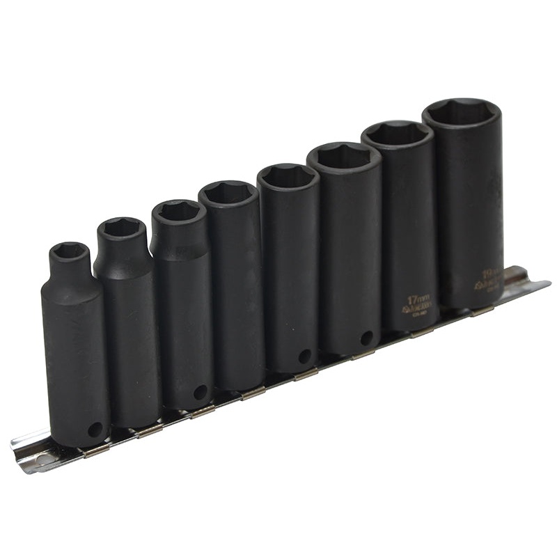 9386 Deep Impact Socket Set of 8 Metric 3/8in Drive