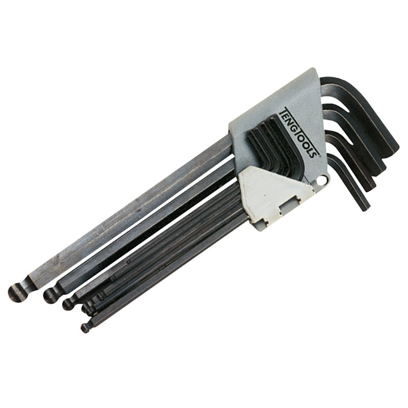 Ball Point Hexagon Key Set, 9 Piece (5/64-3/8in)