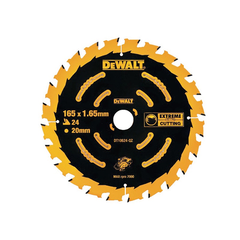 Dewalt Cordless Extreme Framing Circular Saw Blade 165 x 20mm x 24T
