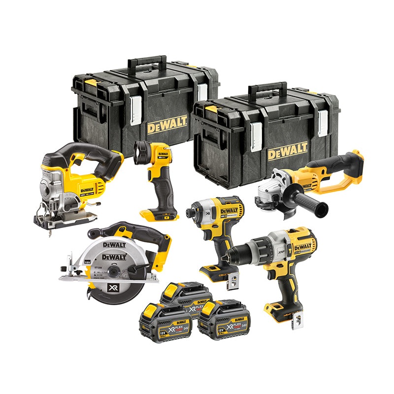 Dewalt DCK694T3 Brushless 6 Piece Kit 18V 3 x 6.0Ah Li-ion