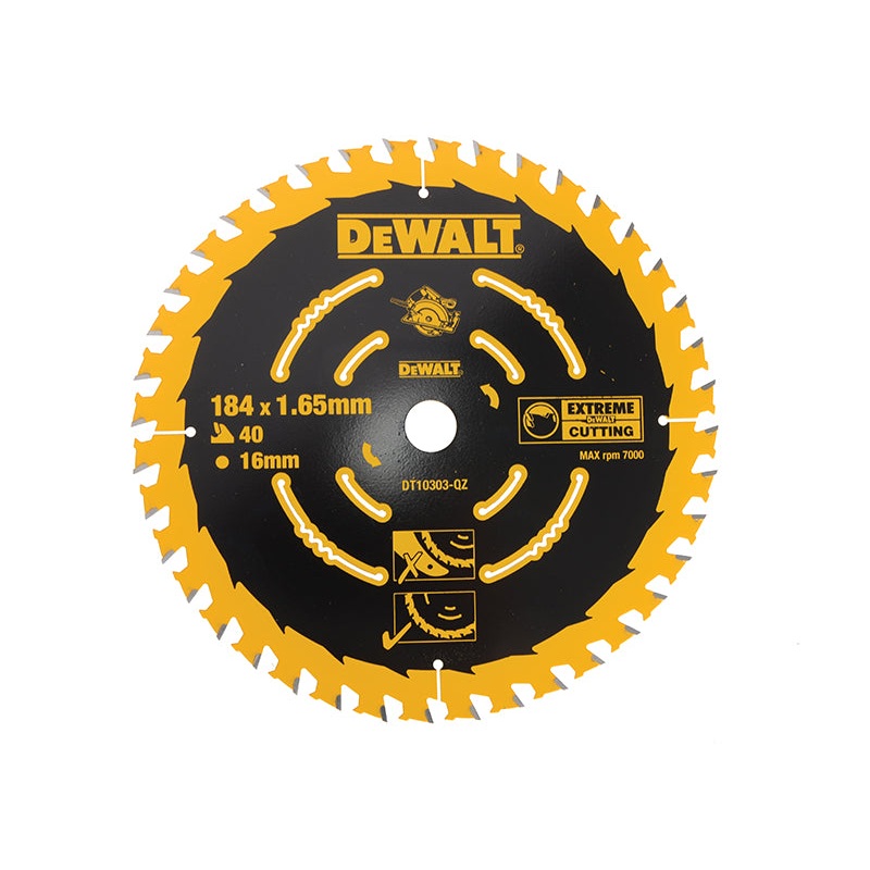Dewalt Extreme Framing Circular Saw Blade 184 x 16mm x 40T