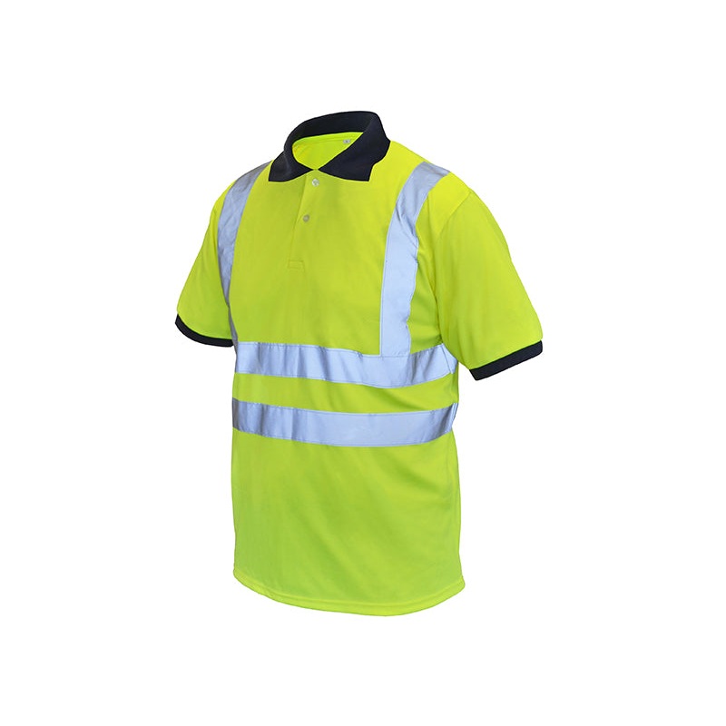 Hi-Vis Yellow Polo Shirt - L (42in)