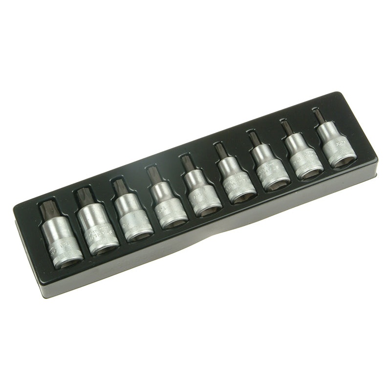 TORX Socket Set of 9 1/2in Drive