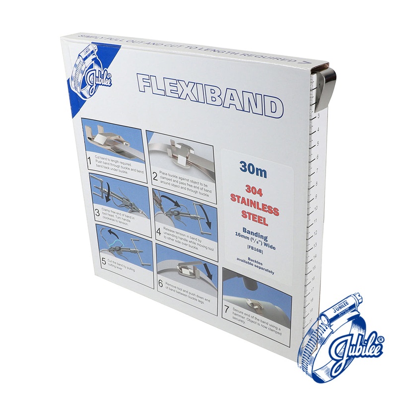 Jubilee Flexiband Stainless Steel 16mm