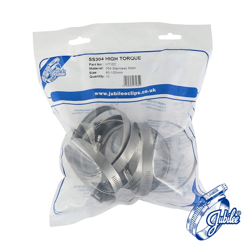 Jubilee Hi-Torque Stainless Steel 80-100mm