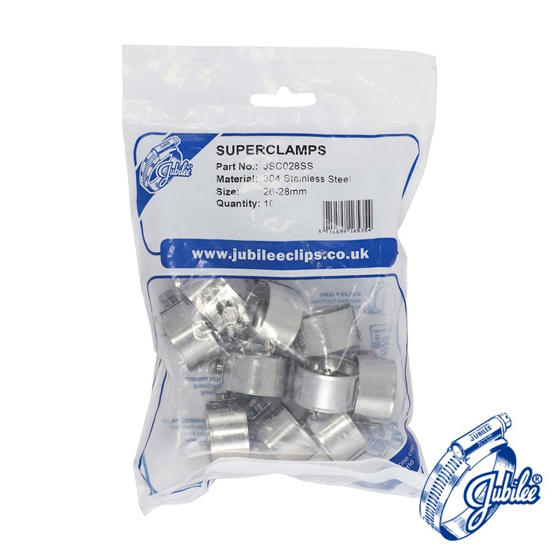Jubilee Superclamp Stainless Steel 26-28mm