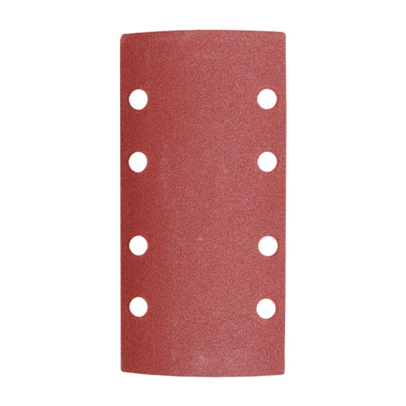 TIMCO 1/3 Sanding Sheets 120 Grit Red Punched - 93 x 185mm