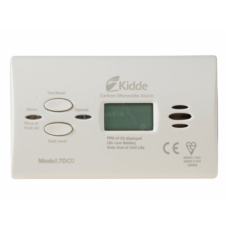 7DCOC Digital Carbon Monoxide Alarm (10-Year Sensor)