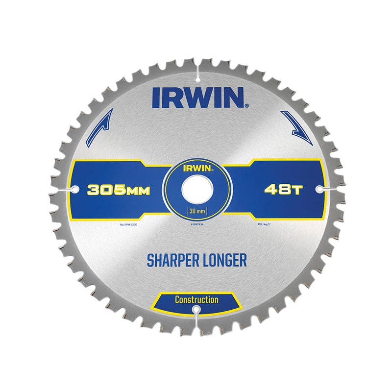 Construction Mitre Circular Saw Blade 305 x 30mm x 48T ATB/Neg