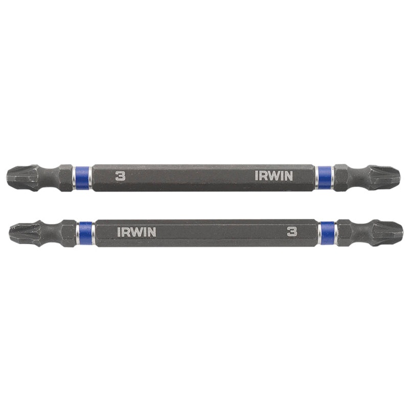 Impact Double-Ended Screwdriver Bits Pozi PZ3 100mm (Pack 2)
