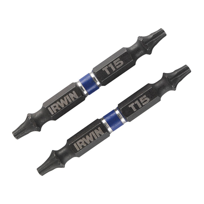 Impact Double-Ended Screwdriver Bits TORX TX15 60mm (Pack 2)