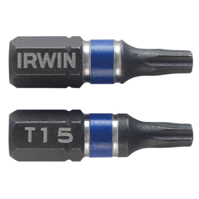 Impact Screwdriver Bits TORX TX15 25mm (Pack 2)