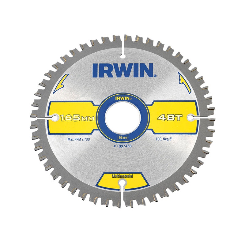 Multi Material Circular Saw Blade 165 x 30mm x 48T TCG