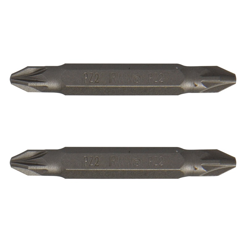 Screwdriver Bits PZ2/PZ2 Double-Ended 50mm (Pack 2)
